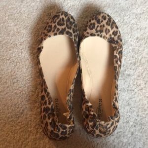 Cheetah print flats